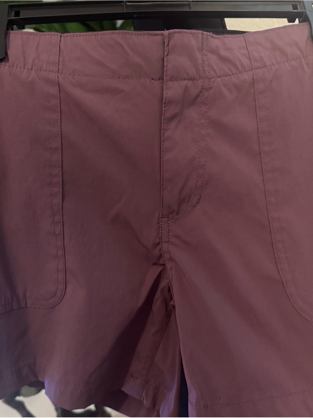Eddie Bauer Women’s Size 4 Stretch Nylon Shorts Blue & Mauve - Picture 4 of 6